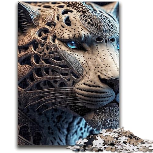 Puzzle 1000 Teile für Erwachsene, Geschenke, Mechanischer Tiger, Stressabbau, Staycation, Zeitvertreib, Wunschliste mit Weihnachtsmann, 50x75cm von LYXIANY