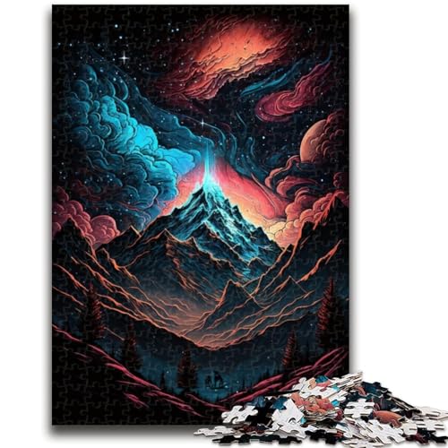 Puzzle 1000 Teile für Erwachsene, Geschenke, Mystischer Berggipfel, Lernspiele, Heimdekoration, Künstlersammlung, Bildende Kunst, 26x38cm Puzzle 1000 Teile für Erwachsene, Geschenke, Mystischer Berggipfel, Lernspiele, Heimdekoration, Künstlersammlung, Bildende Kunst, 26x38cm von LYXIANY