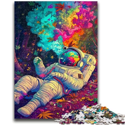 Puzzle 1000 Teile für Erwachsene, Geschenke, Psychedelischer Astronaut, Entspannungsspiele, Lernspiel für Geburtstag, Weihnachten, für Kinder ab 14 Jahren, 26x38cm von LYXIANY