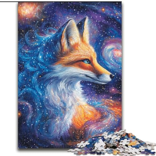 Puzzle 1000 Teile für Erwachsene, Geschenke, geheimnisvoller Fuchs, lebendiges und einzigartiges Design, entspannendes und herausforderndes Puzzle-Erlebnis, 50x75cm Puzzle 1000 Teile für Erwachsene, Geschenke, geheimnisvoller Fuchs, lebendiges und einzigartiges Design, entspannendes und herausforderndes Puzzle-Erlebnis, 50x75cm von LYXIANY