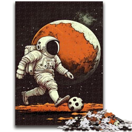 Puzzle 1000 Teile für Erwachsene, Geschenke für Astronauten, die Fußball Spielen, anspruchsvolles Spiel und Familienspiel, Lernspiel für Geburtstag, Weihnachten, 26x38cm von LYXIANY