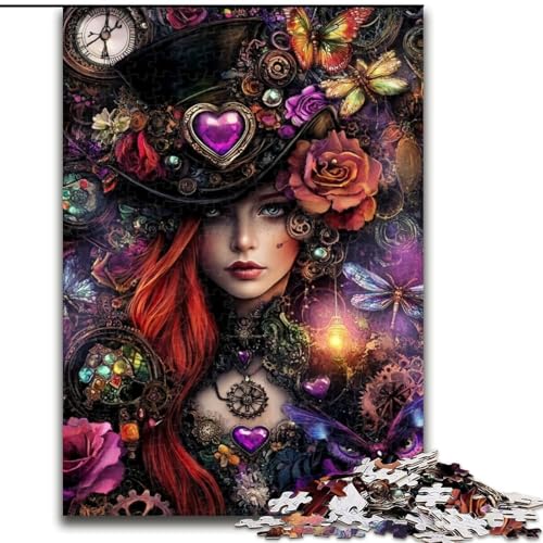 Puzzle 1000 Teile für Erwachsene, Geschenke für Blumen und Frauen, geeignet für Kinder ab 14 Jahren, Lernspiele für zu Hause, DIY-Spielzeug, Kunstwerk, Geschenk (Größe 50x75cm) von LYXIANY