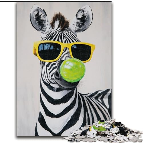 Puzzle 1000 Teile für Erwachsene, Geschenke für Erwachsene, Zebra, Spielzeug, Lernspiele, Stressabbau, einzigartige Geburtstags- und Geschenkideen, 50x75cm Puzzle 1000 Teile für Erwachsene, Geschenke für Erwachsene, Zebra, Spielzeug, Lernspiele, Stressabbau, einzigartige Geburtstags- und Geschenkideen, 50x75cm von LYXIANY
