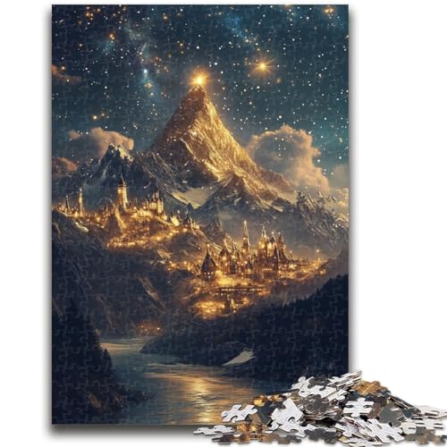 Puzzle 1000 Teile für Erwachsene, Geschenke für Fantasielandschaften, Dekomprimierendes intellektuelles Lernspielzeug, geeignet für die Schreibtischdekoration, 50x75cm von LYXIANY