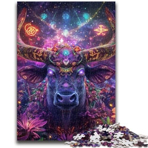 Puzzle 1000 Teile für Erwachsene, Geschenke für Stiergöttin, anspruchsvolles Spiel und Familienspiel, Lernspiel für Geburtstag, Weihnachten, 26x38cm von LYXIANY