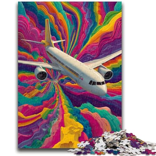 Puzzle 1000 Teile für Erwachsene, Geschenke zum Thema Farbflugzeug, anspruchsvolles Spiel und Familienspiel, Lernspiel zum Geburtstag, Weihnachten, 26x38cm Puzzle 1000 Teile für Erwachsene, Geschenke zum Thema Farbflugzeug, anspruchsvolles Spiel und Familienspiel, Lernspiel zum Geburtstag, Weihnachten, 26x38cm von LYXIANY