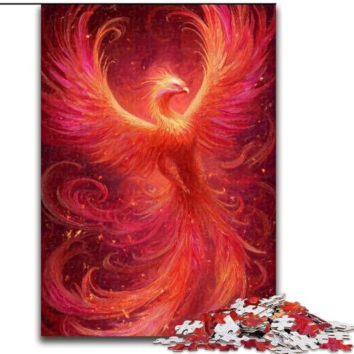 Puzzle 1000 Teile für Erwachsene, Geschenke: Magischer Phönix, Familienspiel zum Stressabbau, schwierige Herausforderung, geeignet für Paare, 50x75cm Puzzle 1000 Teile für Erwachsene, Geschenke: Magischer Phönix, Familienspiel zum Stressabbau, schwierige Herausforderung, geeignet für Paare, 50x75cm von LYXIANY