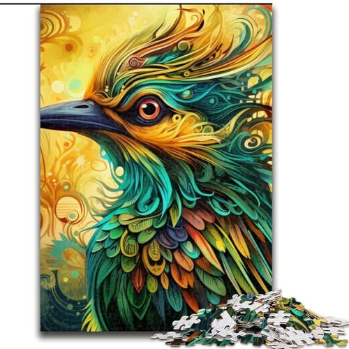 Puzzle 1000 Teile für Erwachsene, Grüner Spatz, Puzzle für Erwachsene, Geburtstagsgeschenkidee, anspruchsvolles Denkspiel, 26x38cm Puzzle 1000 Teile für Erwachsene, Grüner Spatz, Puzzle für Erwachsene, Geburtstagsgeschenkidee, anspruchsvolles Denkspiel, 26x38cm von LYXIANY