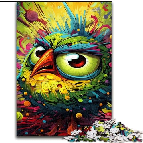 Puzzle 1000 Teile für Erwachsene, Grüner Vogel, Holzpuzzle, Denksportaufgabe, Teenager und Heimdekoration, 50x75cm Puzzle 1000 Teile für Erwachsene, Grüner Vogel, Holzpuzzle, Denksportaufgabe, Teenager und Heimdekoration, 50x75cm von LYXIANY