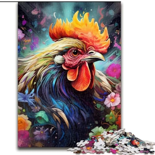 Puzzle 1000 Teile für Erwachsene, Hühner-Pappe, 26x38cm, perfekt für Halloween, Weihnachten, Geburtstagsgeschenk Puzzle 1000 Teile für Erwachsene, Hühner-Pappe, 26x38cm, perfekt für Halloween, Weihnachten, Geburtstagsgeschenk von LYXIANY