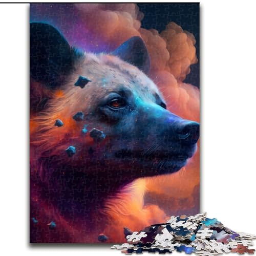 Puzzle 1000 Teile für Erwachsene, Hyänennebel, Holzpuzzle für Erwachsene, Größe 50x75cm, Spaß für den Familienspielabend, dekoratives Kunstwerk zum Selbermachen von LYXIANY