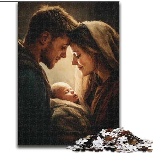 Puzzle 1000 Teile für Erwachsene, Jesus, anspruchsvolles Spiel und Familienspiel, Lernspiel für Geburtstag, Weihnachten, 26x38cm von LYXIANY