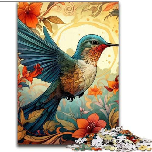 Puzzle 1000 Teile für Erwachsene, Kolibri-Kunst-Puzzles für Erwachsene, Geburtstagsgeschenkidee, anspruchsvolles Denkspiel, 26x38cm Puzzle 1000 Teile für Erwachsene, Kolibri-Kunst-Puzzles für Erwachsene, Geburtstagsgeschenkidee, anspruchsvolles Denkspiel, 26x38cm von LYXIANY