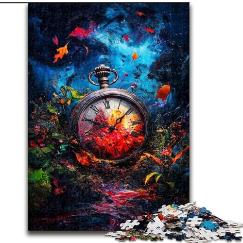 Puzzle 1000 Teile für Erwachsene, Kosmischer Wecker, Puzzle aus Holz, anspruchsvolles Denkspiel für Teenager, Familienspaß, interaktives Spiel, Größe 50x75cm Puzzle 1000 Teile für Erwachsene, Kosmischer Wecker, Puzzle aus Holz, anspruchsvolles Denkspiel für Teenager, Familienspaß, interaktives Spiel, Größe 50x75cm von LYXIANY