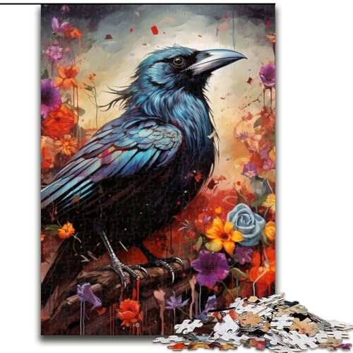 Puzzle 1000 Teile für Erwachsene, Krähenblumen, Puzzle für Erwachsene, 1000 Teile, spannende Aktivität für den Familienspielabend, 26x38cm Puzzle 1000 Teile für Erwachsene, Krähenblumen, Puzzle für Erwachsene, 1000 Teile, spannende Aktivität für den Familienspielabend, 26x38cm von LYXIANY