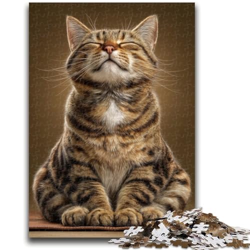 Puzzle 1000 Teile für Erwachsene, Kunstkatze, geeignet für Kinder ab 14 Jahren, intellektuelles Spielzeugspiel, Lernspiel für Geburtstag und Weihnachten, 50x75cm Puzzle 1000 Teile für Erwachsene, Kunstkatze, geeignet für Kinder ab 14 Jahren, intellektuelles Spielzeugspiel, Lernspiel für Geburtstag und Weihnachten, 50x75cm von LYXIANY