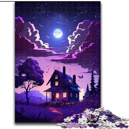 Puzzle 1000 Teile für Erwachsene, Lavendelhaus-Puzzle für Erwachsene, Größe 38x26cm, Denkspiel für Teenager Puzzle 1000 Teile für Erwachsene, Lavendelhaus-Puzzle für Erwachsene, Größe 38x26cm, Denkspiel für Teenager von LYXIANY