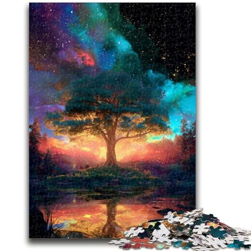 Puzzle 1000 Teile für Erwachsene, Lebensbaum, Familienspaß, ganze Familie, ab 14 Jahren, 50x75cm Puzzle 1000 Teile für Erwachsene, Lebensbaum, Familienspaß, ganze Familie, ab 14 Jahren, 50x75cm von LYXIANY