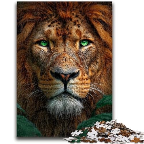 Puzzle 1000 Teile für Erwachsene, Löwen-Denkspiel, Lernspiel zum Geburtstag, Weihnachten, für ab 14 Jahren, 26x38cm von LYXIANY