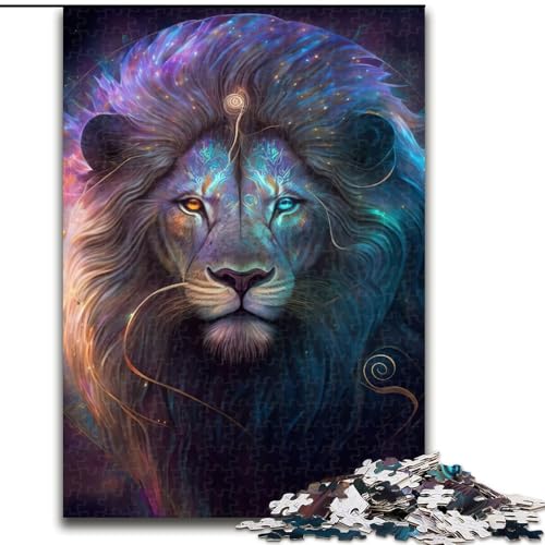 Puzzle 1000 Teile für Erwachsene, Löwen-Puzzle für Erwachsene, Größe 38x26cm, Denkspiel für Teenager von LYXIANY