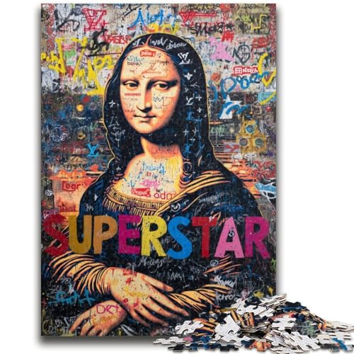 Puzzle 1000 Teile für Erwachsene, Mona Lisa ist EIN lustiges Denkspiel, Lernspiel zum Geburtstag, Weihnachten, für ab 14 Jahren, 50x75cm Puzzle 1000 Teile für Erwachsene, Mona Lisa ist EIN lustiges Denkspiel, Lernspiel zum Geburtstag, Weihnachten, für ab 14 Jahren, 50x75cm von LYXIANY