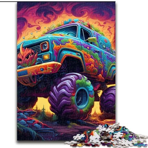 Puzzle 1000 Teile für Erwachsene, Psychedelic Truck, 1000-teiliges Puzzle entwickelt Hand-Auge-Koordinationsfähigkeiten, 50x75cm Puzzle 1000 Teile für Erwachsene, Psychedelic Truck, 1000-teiliges Puzzle entwickelt Hand-Auge-Koordinationsfähigkeiten, 50x75cm von LYXIANY