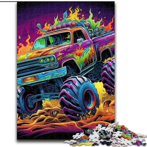 Puzzle 1000 Teile für Erwachsene, Psychedelic Truck, Holzpuzzle, 50x75cm, perfekt für Halloween, Weihnachten, Geburtstagsgeschenk Puzzle 1000 Teile für Erwachsene, Psychedelic Truck, Holzpuzzle, 50x75cm, perfekt für Halloween, Weihnachten, Geburtstagsgeschenk von LYXIANY