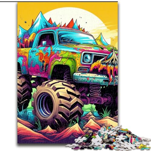 Puzzle 1000 Teile für Erwachsene, Psychedelic Truck Puzzles für Erwachsene, 50x75cm, Denksportaufgabe, Spiel für Erwachsene, interaktive Familienaktivität Puzzle 1000 Teile für Erwachsene, Psychedelic Truck Puzzles für Erwachsene, 50x75cm, Denksportaufgabe, Spiel für Erwachsene, interaktive Familienaktivität von LYXIANY