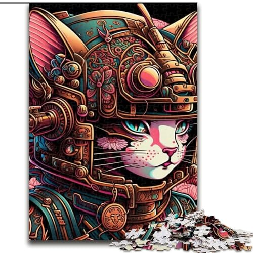 Puzzle 1000 Teile für Erwachsene, Sakura-Katzenkrieger, Holzpuzzle, Denksportaufgabe, Teenager und Heimdekoration, 50x75cm Puzzle 1000 Teile für Erwachsene, Sakura-Katzenkrieger, Holzpuzzle, Denksportaufgabe, Teenager und Heimdekoration, 50x75cm von LYXIANY