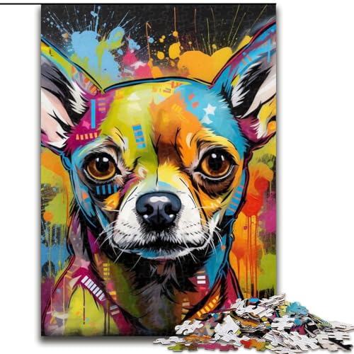 Puzzle 1000 Teile für Erwachsene, Schimpansen-Graffiti, Papppuzzle, 26x38cm, perfekt als Halloween-, Weihnachts- und Geburtstagsgeschenk Puzzle 1000 Teile für Erwachsene, Schimpansen-Graffiti, Papppuzzle, 26x38cm, perfekt als Halloween-, Weihnachts- und Geburtstagsgeschenk von LYXIANY