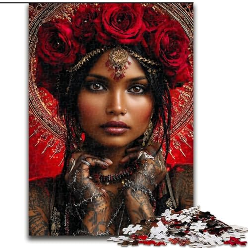 Puzzle 1000 Teile für Erwachsene, Skullgirls Art Puzzle, pädagogisches Denkspiel, künstlerische Heim- und Bürodekoration, ab 14 Jahren (Größe 26x38cm) von LYXIANY