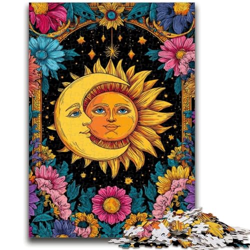 Puzzle 1000 Teile für Erwachsene, Sonne und Mond, Denkspiel, Lernspiel zum Geburtstag, Weihnachten, für ab 14 Jahren, 50x75cm Puzzle 1000 Teile für Erwachsene, Sonne und Mond, Denkspiel, Lernspiel zum Geburtstag, Weihnachten, für ab 14 Jahren, 50x75cm von LYXIANY
