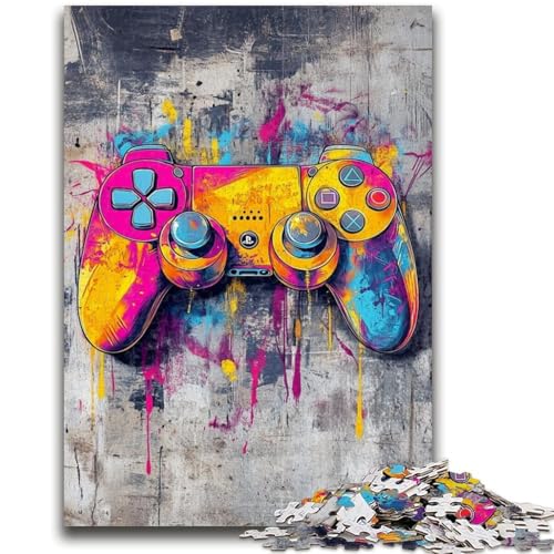 Puzzle 1000 Teile für Erwachsene, Spiel, Graffiti-Lernspielzeug, ganze Familie, 26x38cm Puzzle 1000 Teile für Erwachsene, Spiel, Graffiti-Lernspielzeug, ganze Familie, 26x38cm von LYXIANY