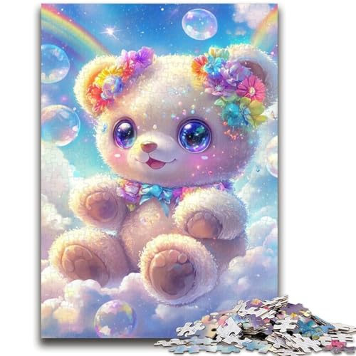 Puzzle 1000 Teile für Erwachsene, Teenager, Teddybär, Babyspielzeug, Lernspiele, Stressabbau, Künstlersammlung, Bildende Kunst, 26x38cm von LYXIANY