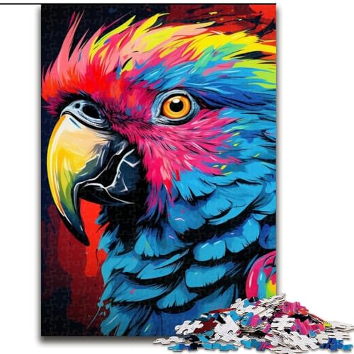 Puzzle 1000 Teile für Erwachsene, Tiere, Vögel, Papageien, 1000-teiliges Puzzle für Erwachsene für Teenager, interaktives Familienspiel, herausforderndes Geschenk, Größe 50x75cm Puzzle 1000 Teile für Erwachsene, Tiere, Vögel, Papageien, 1000-teiliges Puzzle für Erwachsene für Teenager, interaktives Familienspiel, herausforderndes Geschenk, Größe 50x75cm von LYXIANY