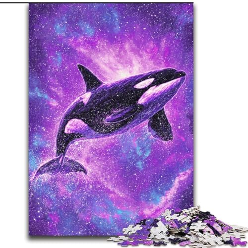 Puzzle 1000 Teile für Erwachsene, Traumwal, Spielzeug, Lernspiele, Stressabbau, Stärkung der Liebe zwischen Paaren (Größe 50x75cm) von LYXIANY