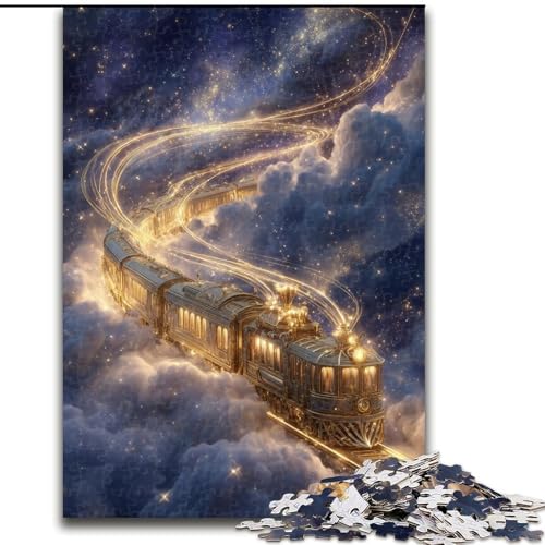 Puzzle 1000 Teile für Erwachsene, Weltraumzug, Familienspiel, Stressabbau, schwierige Herausforderung, EIN Kunstwerk für Kinder ab 14 Jahren (Größe 26x38cm) von LYXIANY