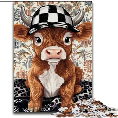 Puzzle 1000 Teile für Erwachsene, Yak-Puzzle aus Holz, Weihnachten, Halloween, Ostern, Neujahr, Größe 50x75cm von LYXIANY