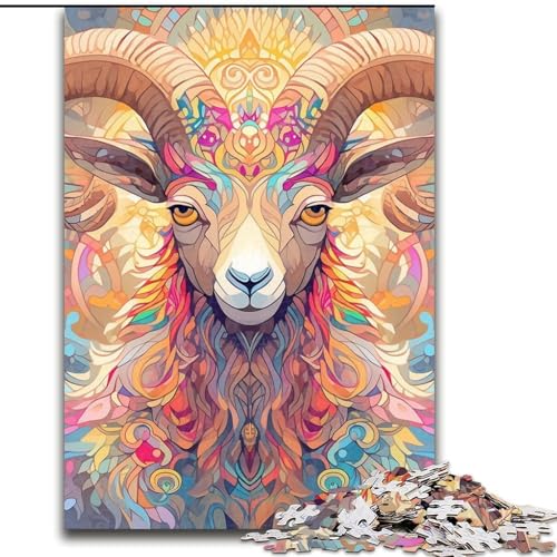 Puzzle 1000 Teile für Erwachsene, Ziegen-Pappe, 26x38cm, perfekt für Halloween, Weihnachten, Geburtstagsgeschenk Puzzle 1000 Teile für Erwachsene, Ziegen-Pappe, 26x38cm, perfekt für Halloween, Weihnachten, Geburtstagsgeschenk von LYXIANY