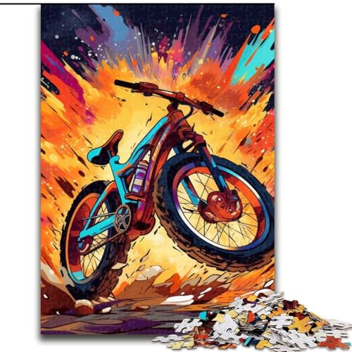 Puzzle 1000 Teile für Erwachsene, buntes Fahrrad, Holzpuzzle, 50x75cm, perfekt für Halloween, Weihnachten, Geburtstagsgeschenk Puzzle 1000 Teile für Erwachsene, buntes Fahrrad, Holzpuzzle, 50x75cm, perfekt für Halloween, Weihnachten, Geburtstagsgeschenk von LYXIANY