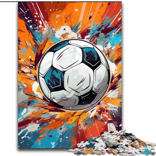 Puzzle 1000 Teile für Erwachsene, buntes Fußball-Puzzle aus Pappe, 26x38cm, perfekt für Halloween, Weihnachten, Geburtstagsgeschenk Puzzle 1000 Teile für Erwachsene, buntes Fußball-Puzzle aus Pappe, 26x38cm, perfekt für Halloween, Weihnachten, Geburtstagsgeschenk von LYXIANY