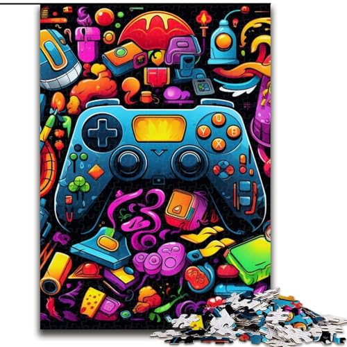 Puzzle 1000 Teile für Erwachsene, buntes Spiel, unmögliche Puzzles für Erwachsene, 50x75cm, Denksportaufgabe, Spiel für Erwachsene, interaktive Familienaktivität Puzzle 1000 Teile für Erwachsene, buntes Spiel, unmögliche Puzzles für Erwachsene, 50x75cm, Denksportaufgabe, Spiel für Erwachsene, interaktive Familienaktivität von LYXIANY