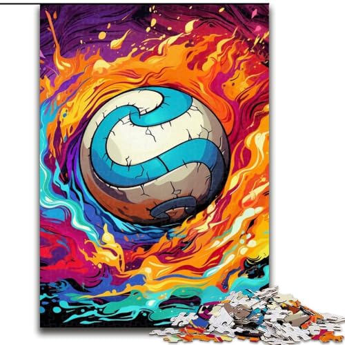 Puzzle 1000 Teile für Erwachsene, buntes Volleyball-Holzpuzzle, 50x75cm, perfekt für Halloween, Weihnachten, Geburtstagsgeschenk Puzzle 1000 Teile für Erwachsene, buntes Volleyball-Holzpuzzle, 50x75cm, perfekt für Halloween, Weihnachten, Geburtstagsgeschenk von LYXIANY