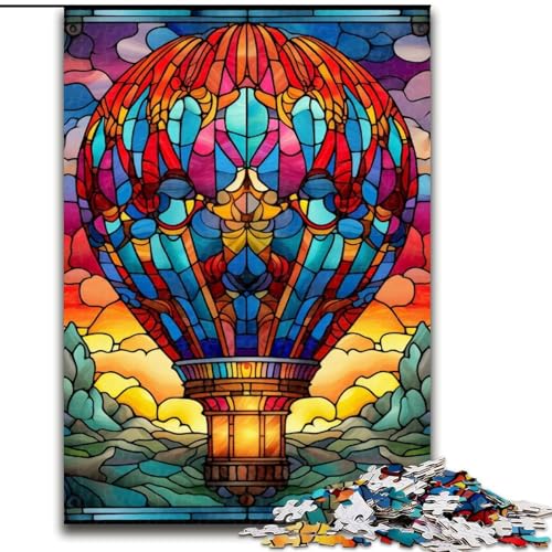 Puzzle 1000 Teile für Erwachsene, farbenfrohe Kunst, Heißluftballon, Holzpuzzle, 50x75cm, perfekt für Halloween, Weihnachten, Geburtstagsgeschenk Puzzle 1000 Teile für Erwachsene, farbenfrohe Kunst, Heißluftballon, Holzpuzzle, 50x75cm, perfekt für Halloween, Weihnachten, Geburtstagsgeschenk von LYXIANY