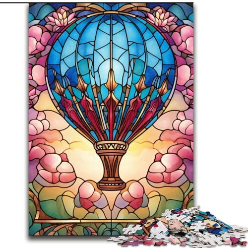 Puzzle 1000 Teile für Erwachsene, farbenfrohe Kunst, Heißluftballon, unmögliche Puzzles für Erwachsene, 26x38cm, Denksportaufgabe, Spiel für Erwachsene, interaktive Familienaktivität Puzzle 1000 Teile für Erwachsene, farbenfrohe Kunst, Heißluftballon, unmögliche Puzzles für Erwachsene, 26x38cm, Denksportaufgabe, Spiel für Erwachsene, interaktive Familienaktivität von LYXIANY
