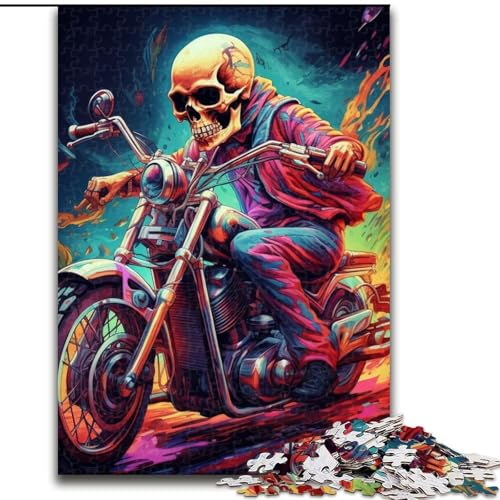 Puzzle 1000 Teile für Erwachsene, farbenfrohes Kunst-Totenkopf-Puzzle aus Karton, 26x38cm, perfekt für Halloween, Weihnachten, Geburtstagsgeschenk Puzzle 1000 Teile für Erwachsene, farbenfrohes Kunst-Totenkopf-Puzzle aus Karton, 26x38cm, perfekt für Halloween, Weihnachten, Geburtstagsgeschenk von LYXIANY