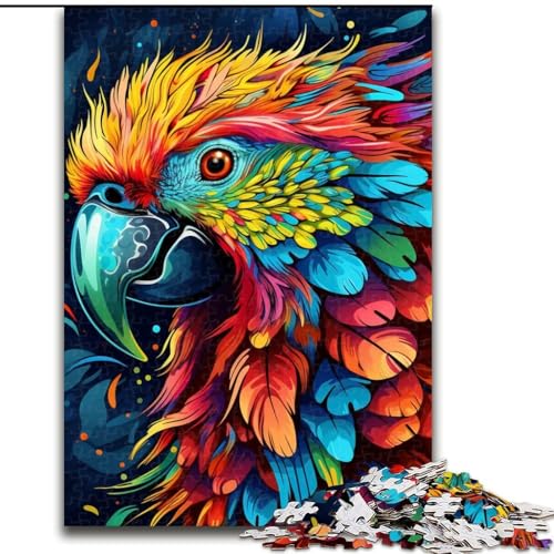 Puzzle 1000 Teile für Erwachsene, farbenfrohes Kunstpapagei-Puzzle aus Karton, 26x38cm, perfekt für Halloween, Weihnachten, Geburtstagsgeschenk Puzzle 1000 Teile für Erwachsene, farbenfrohes Kunstpapagei-Puzzle aus Karton, 26x38cm, perfekt für Halloween, Weihnachten, Geburtstagsgeschenk von LYXIANY