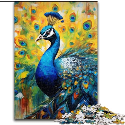 Puzzle 1000 Teile für Erwachsene, farbenfrohes Pfauen-Puzzle für Erwachsene, 26x38cm, Denksportaufgabe, Spiel für Erwachsene, interaktive Familienaktivität Puzzle 1000 Teile für Erwachsene, farbenfrohes Pfauen-Puzzle für Erwachsene, 26x38cm, Denksportaufgabe, Spiel für Erwachsene, interaktive Familienaktivität von LYXIANY