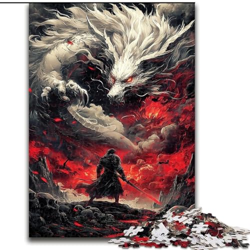 Puzzle 1000 Teile für Erwachsene, geheimnisvoller Elefant, Familienspiel zum Stressabbau, schwierige Herausforderung, stärkt die Liebe zwischen Paaren (Größe 26x38cm) von LYXIANY