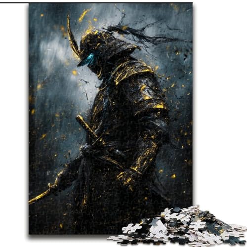 Puzzle 1000 Teile für Erwachsene, japanischer Neon-Ninja, Denksportaufgabe zur Wanddekoration, einzigartige Geburtstags 14-Jährige (Größe 26x38cm) von LYXIANY